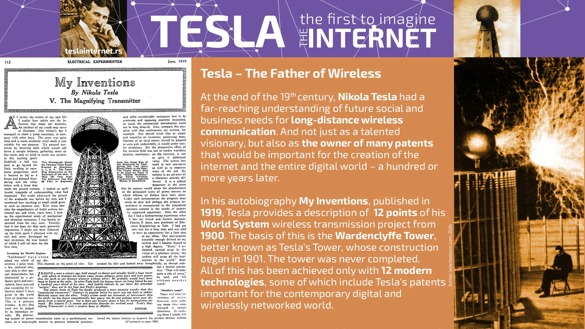 Nikola Tesla was the first to imagine the Internet - Intro