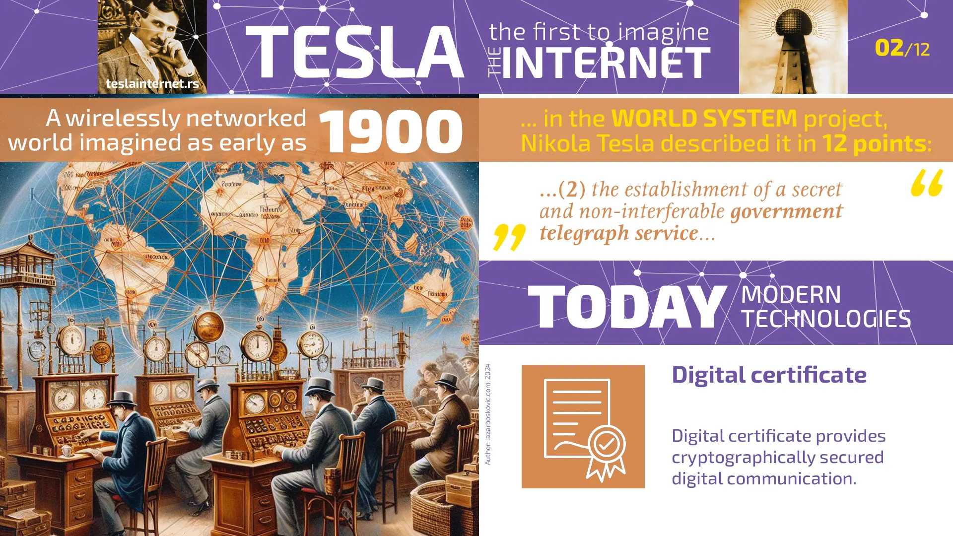 Nikola Tesla was the first to imagine the Internet 02