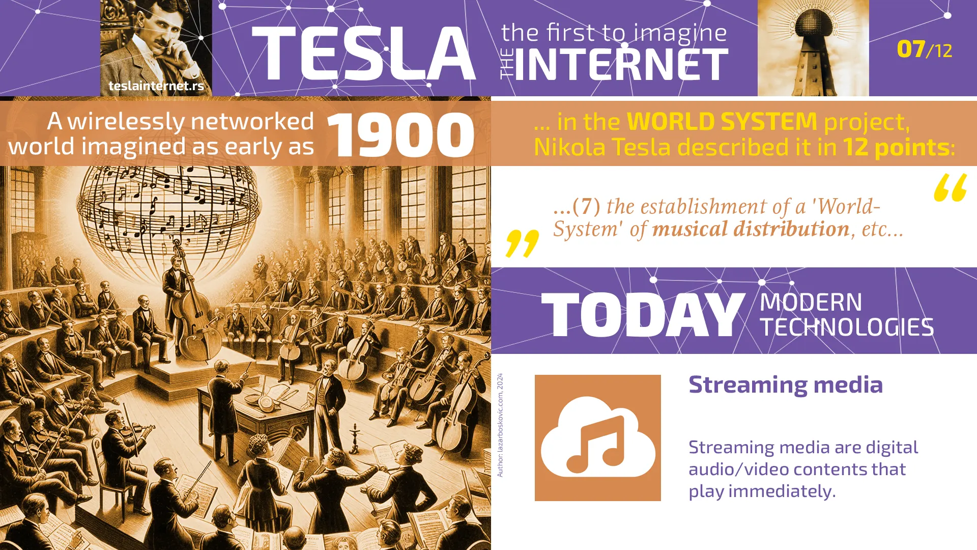 Nikola Tesla was the first to imagine the Internet 07