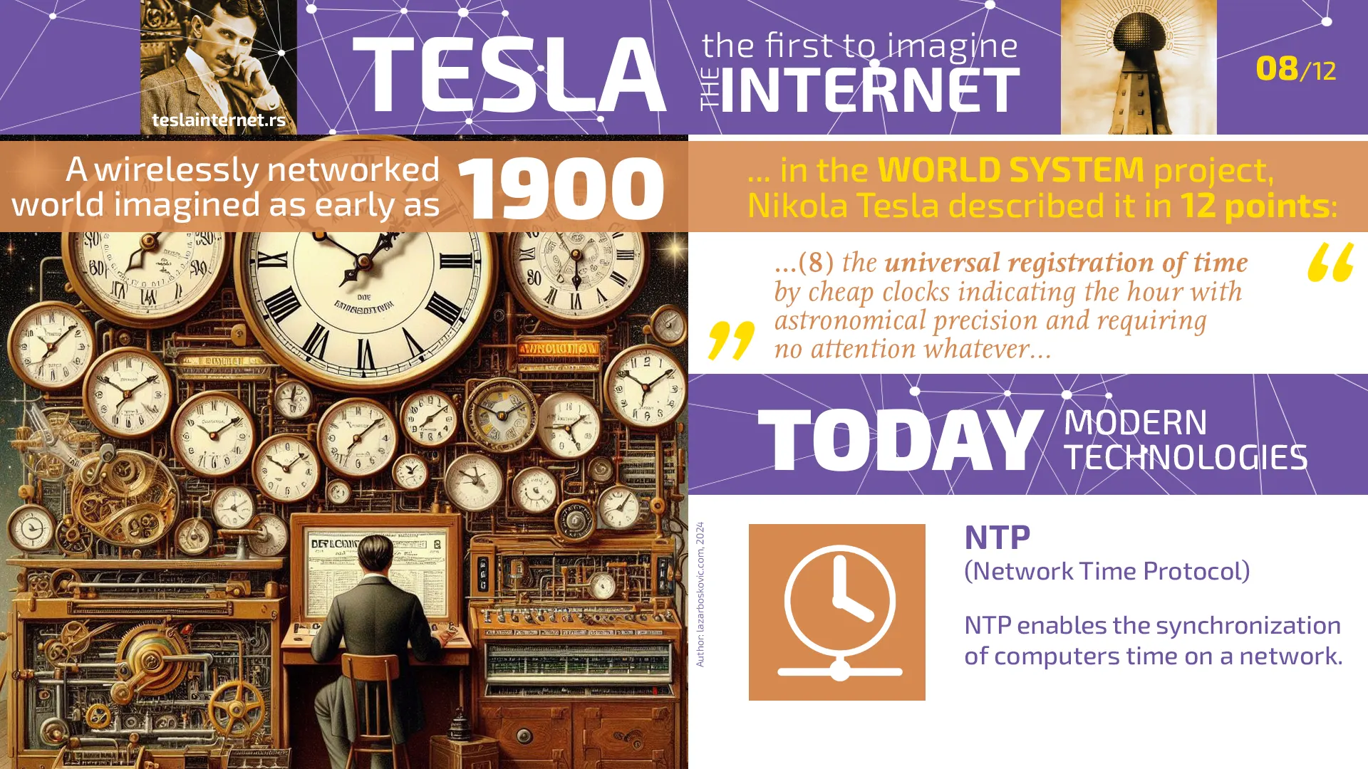 Nikola Tesla was the first to imagine the Internet 08